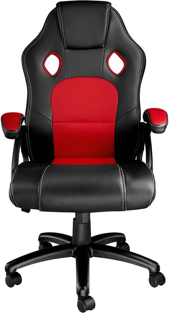 TecTake Chaise Fauteuil siège de Bureau Hauteur réglable Sportive
