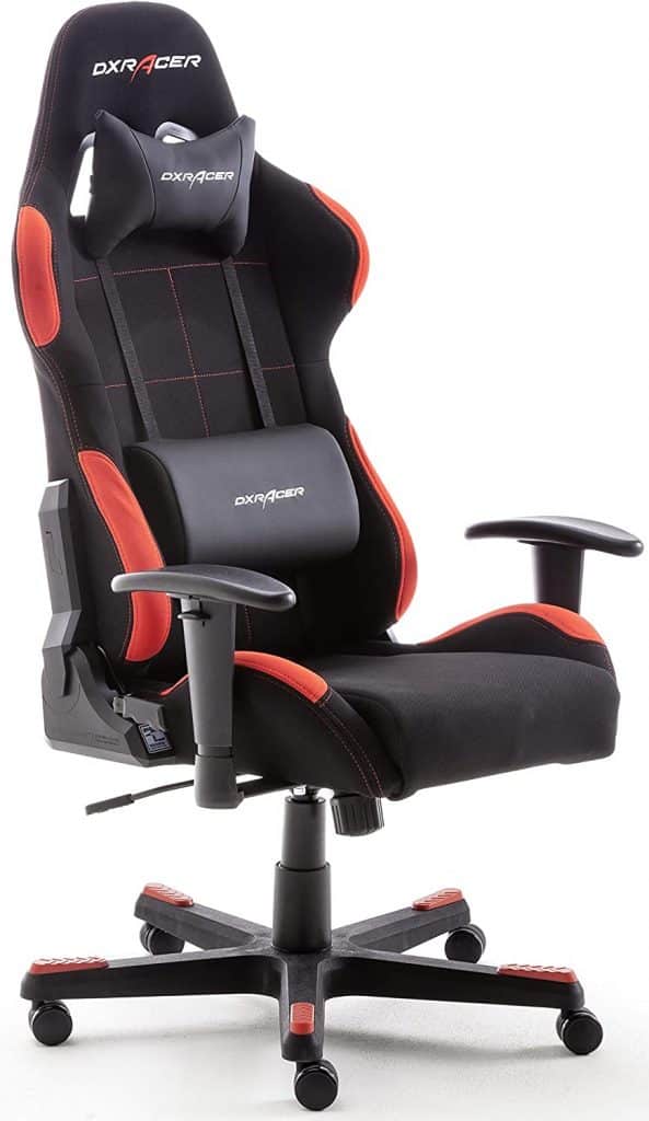 Bureau Fauteuil avec mécanisme basculant Chaise Gaming Chaise tournable Chaise PC (2)