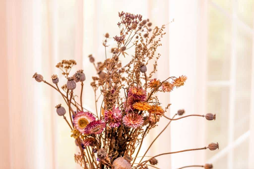 bouquet de fleurs déco salon