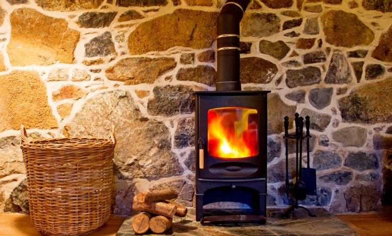 Un poêle à bois