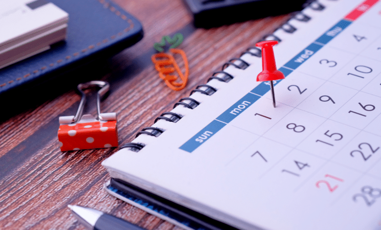 Marquer une date sur calendrier