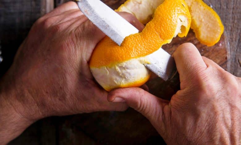 epluchure d'orange