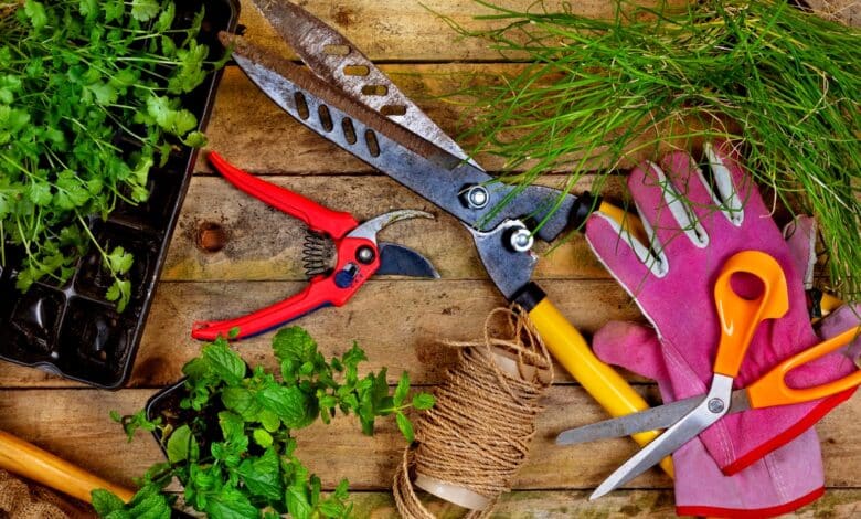 Outils de jardinage