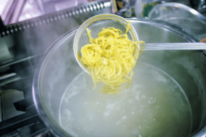 L'eau de cuisson des pâtes
