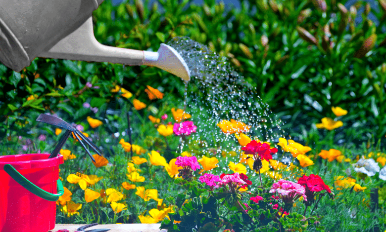 arroser son jardin