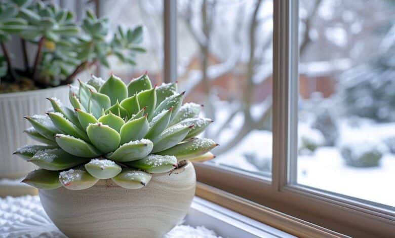 Protéger vos succulentes du froid hivernal