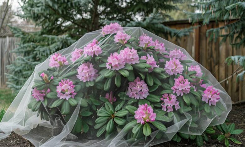 Protection hivernale du rhododendron : méthodes et nécessité