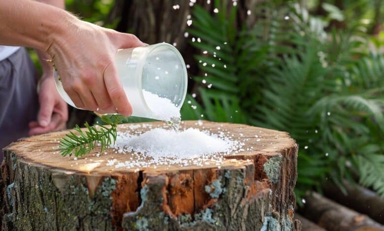 Adieu les souches d’arbres ! La méthode naturelle que tout le monde adopte