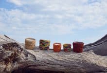 Bougies en raphia