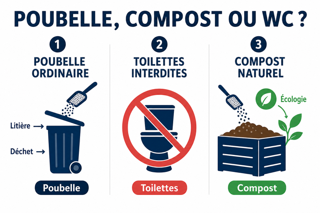 Poubelle, compost ou wc ?