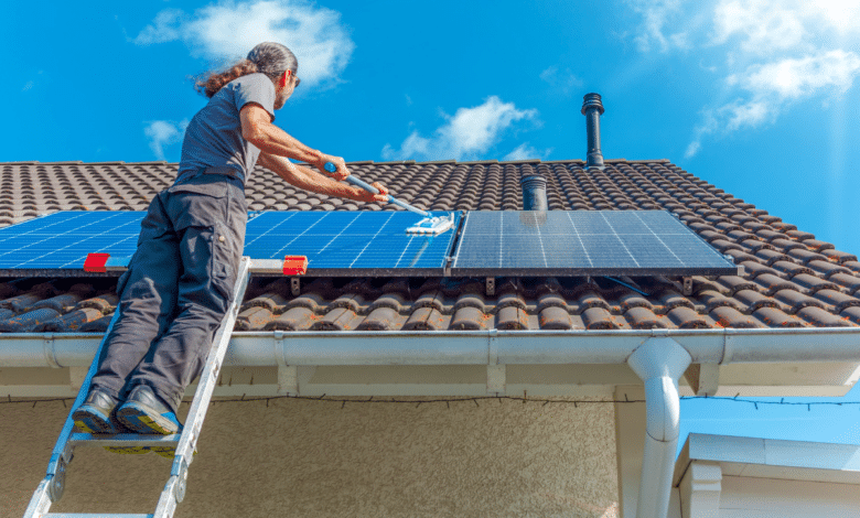 entretien des panneaux solaires